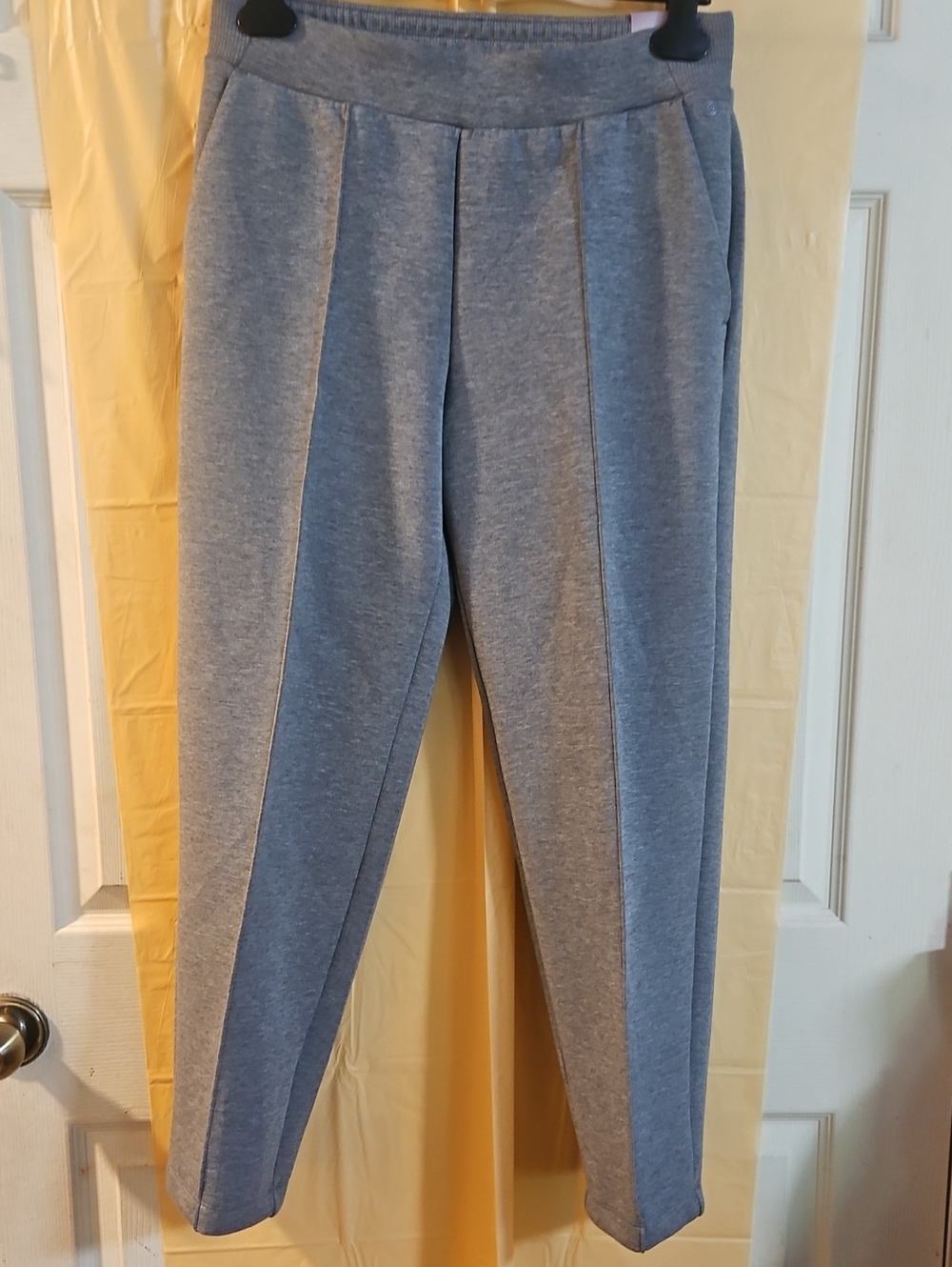 CALIA Women's Soft Scuba Tapered Pant: DARK HEATHER GRAY: NEW WITH TAGS: SZ S